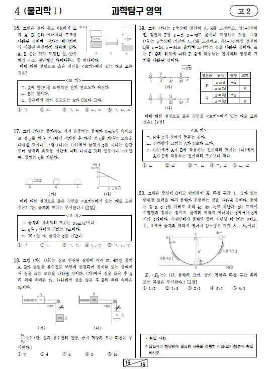 2024-9월-고2-모의고사-물리학 1-기출문제-다운