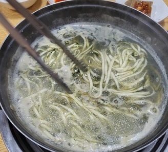 매생이-칼국수