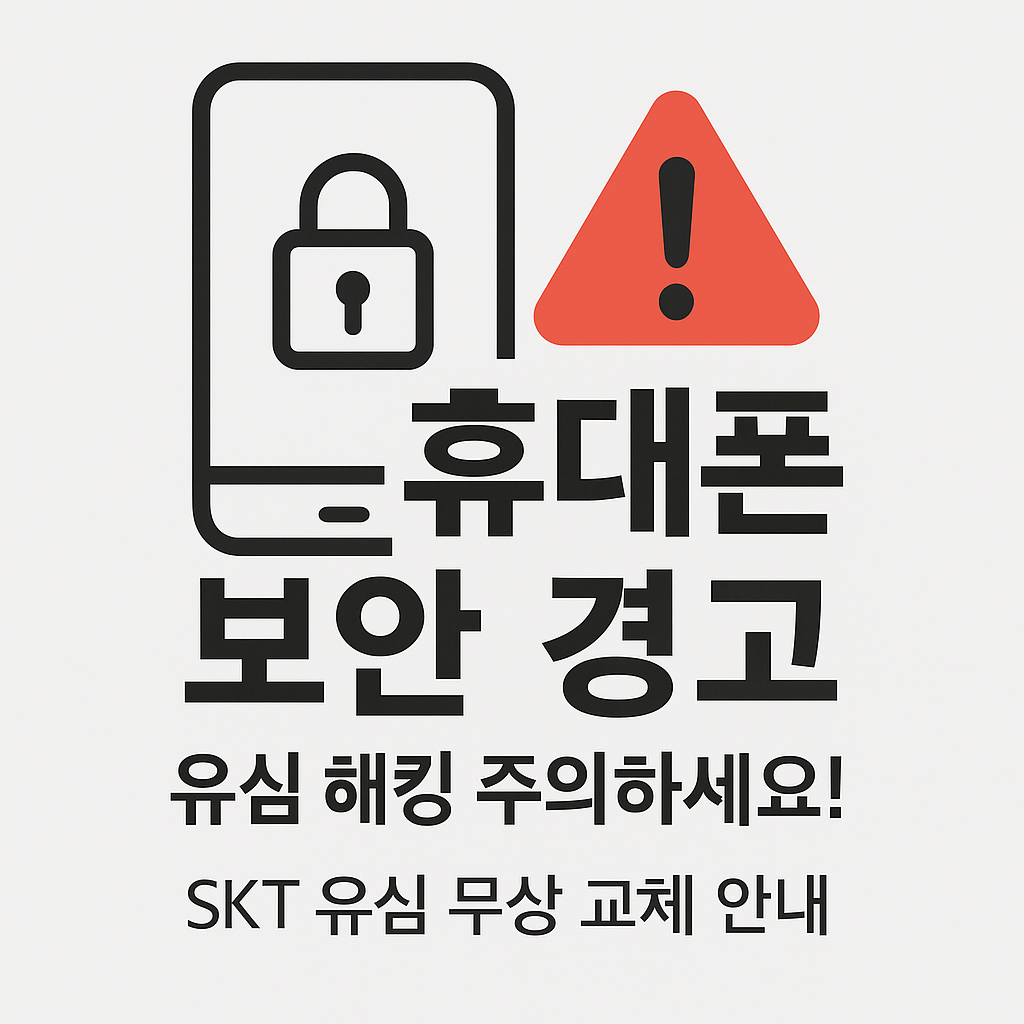 2025년 SKT 유심 해킹 사건: 유심 무상 교체 방법과 대응 정리