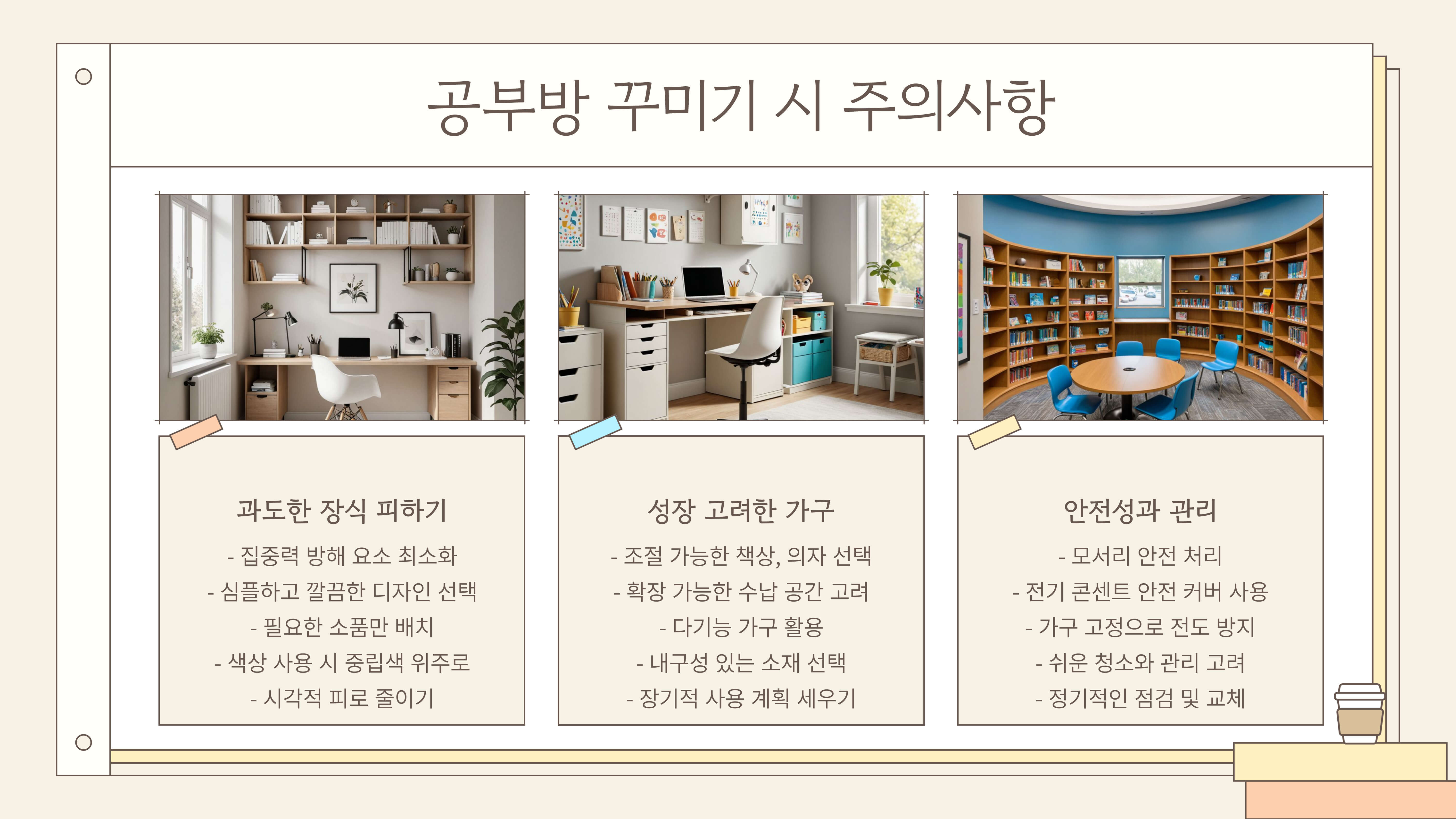 초등학생 공부방 꾸미기 집중력과 창의력