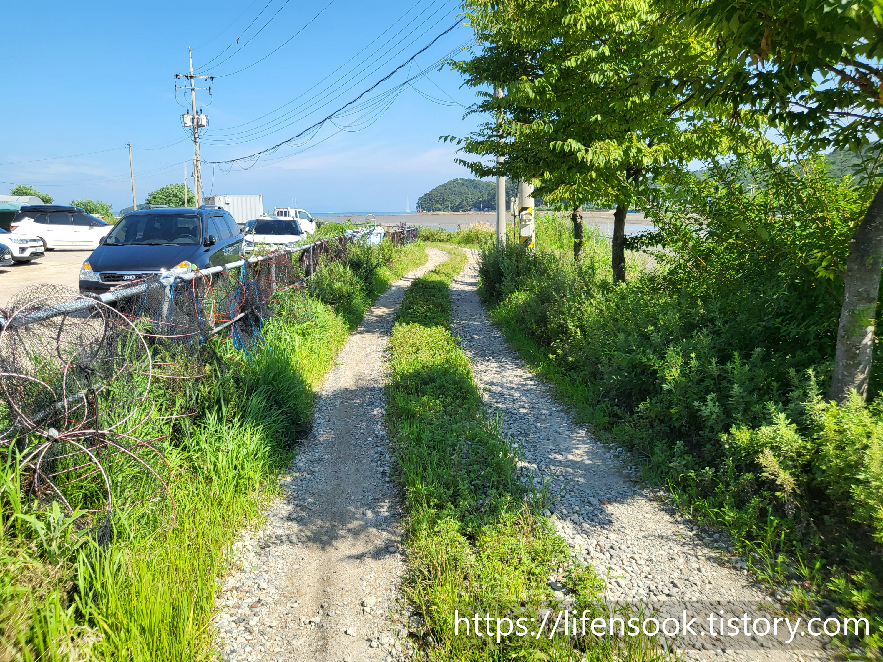 대부해솔길 3코스 어심낚시터 옆길 1