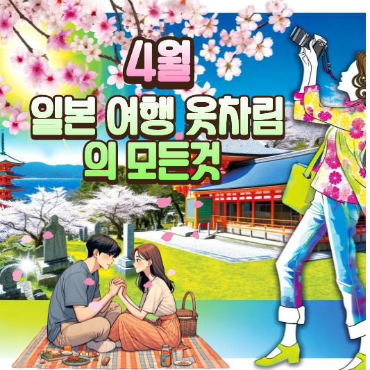 4월 일본여행 옷차림