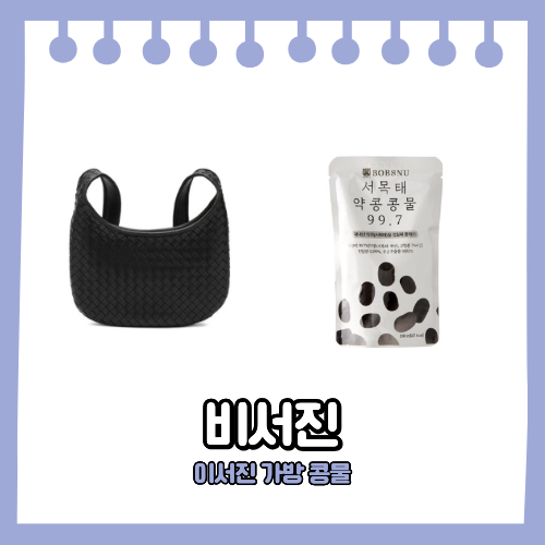 이서진 가방 보테가베네타 숄더백 서목태 약콩 콩물 비서진2