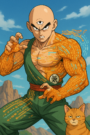 천리안을 개안 한 천진반 by ChatGPT