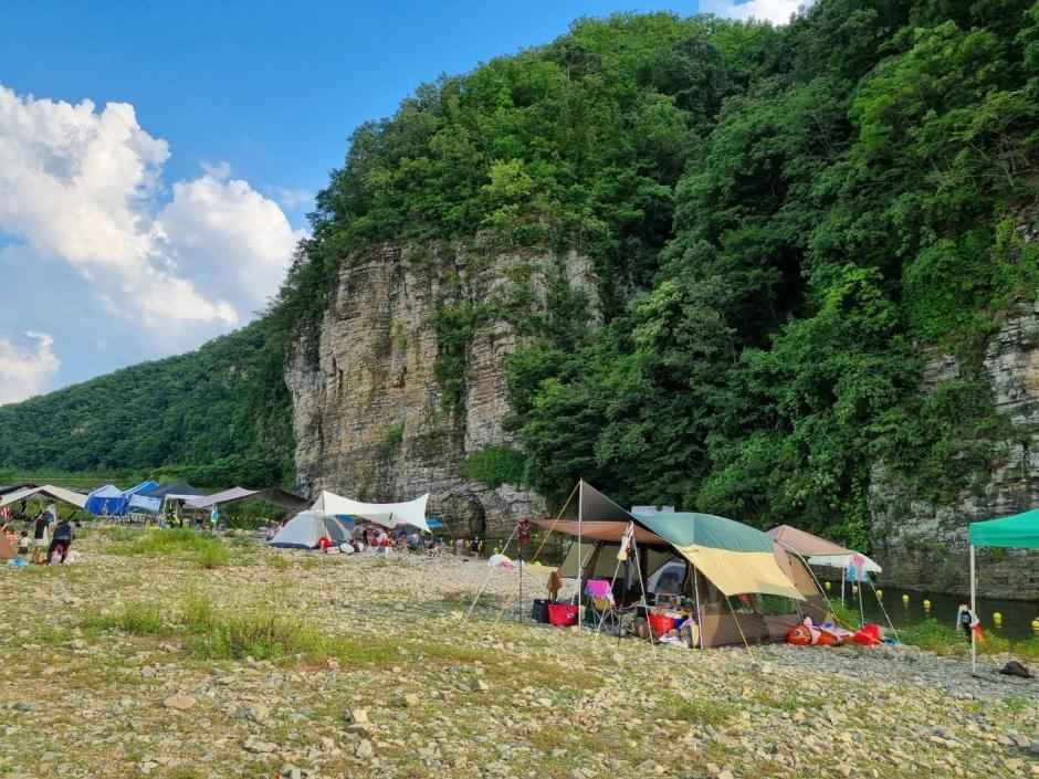 의성 점곡계곡 캠핑장