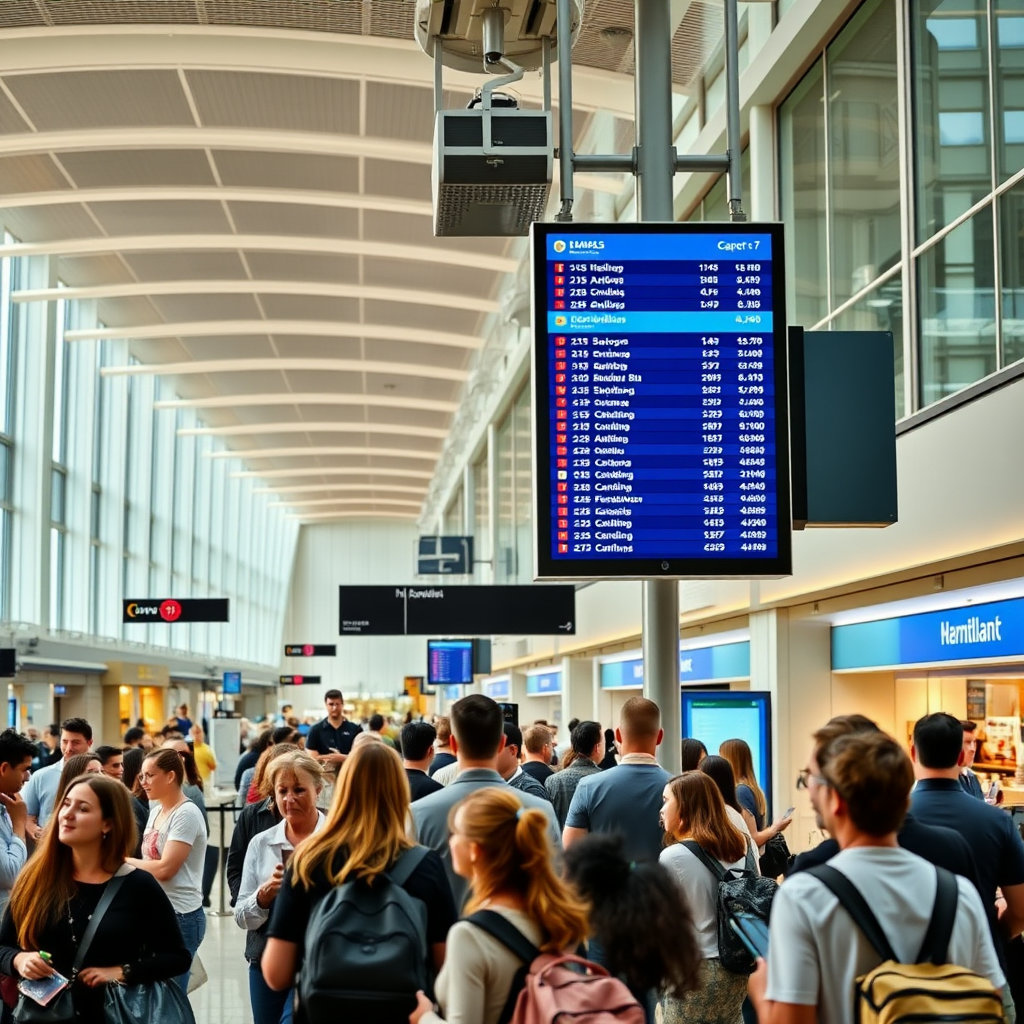 공항에서 자주 들을 수 있는 영어 안내방송 이해하기