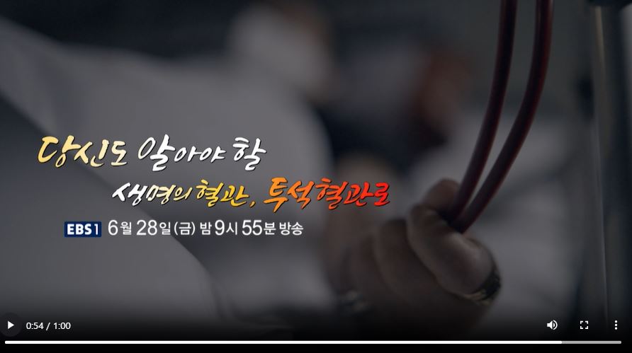 EBS 명의 혈액투석 투석혈관로