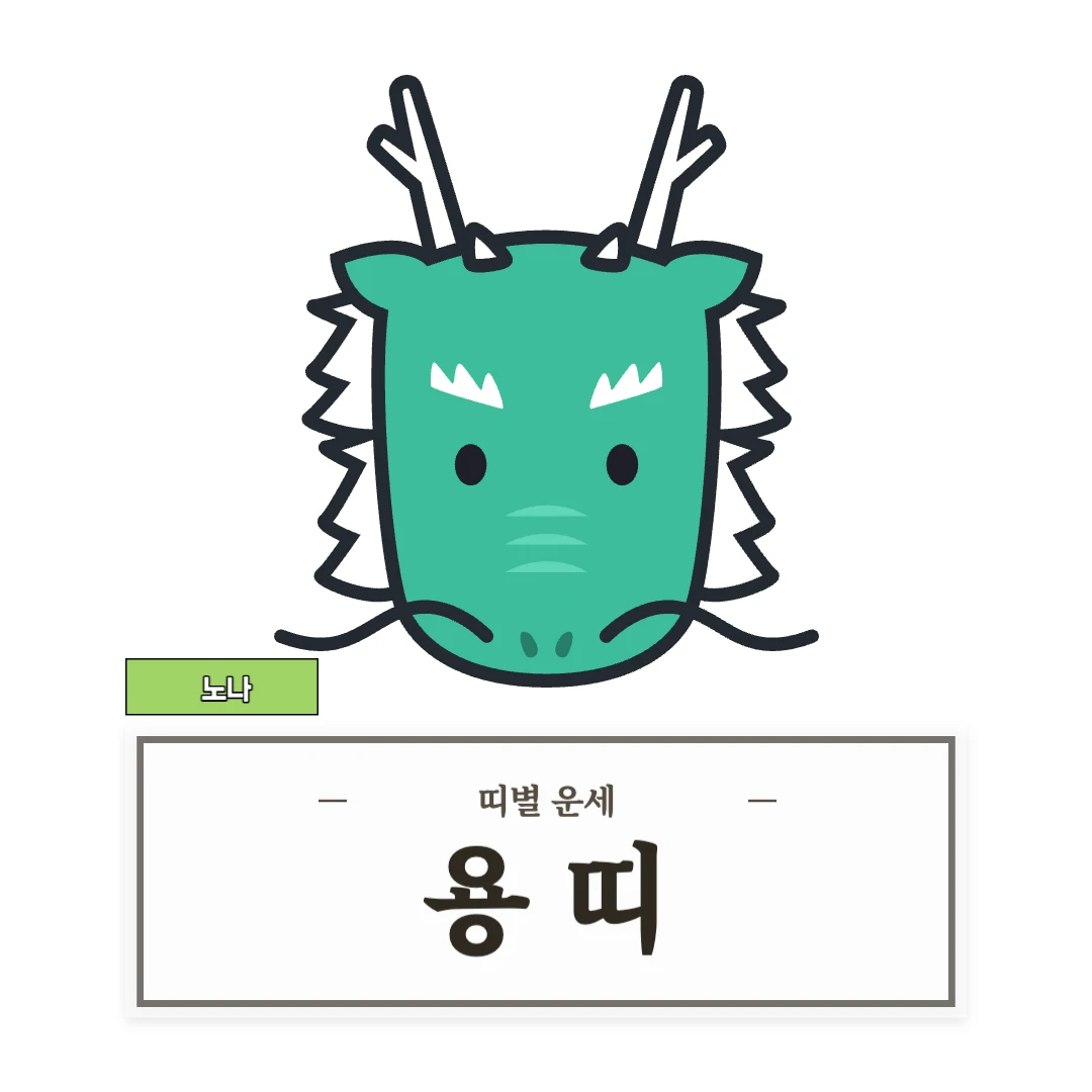 용띠 운세 (52, 64, 76, 88, 00년생)