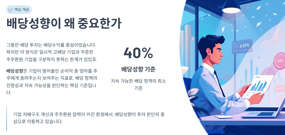 배당성향이 왜 중요한 기준이 됐나