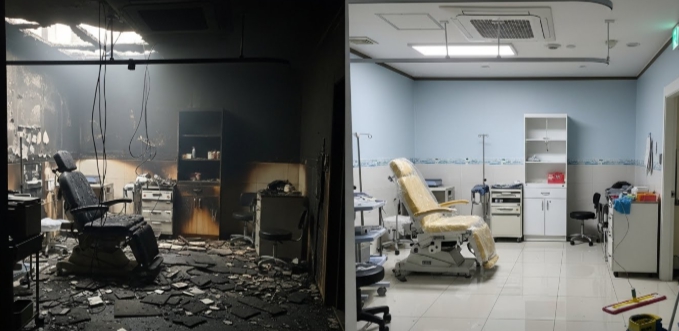 천안 화재청소 전문업체