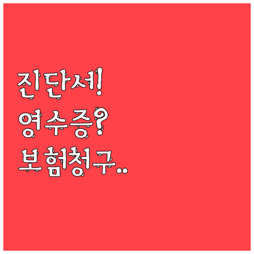 반려동물 보험 청구 서류 진단서 영수..