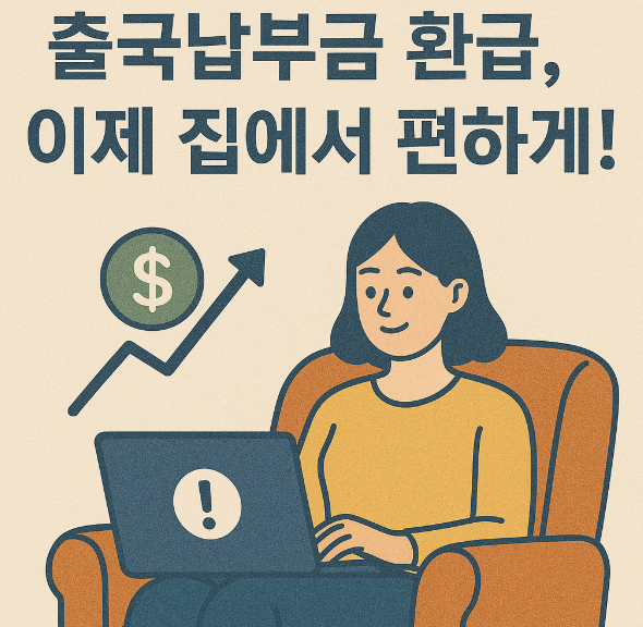 출국납부금 환급서비스 홈페이지 소개