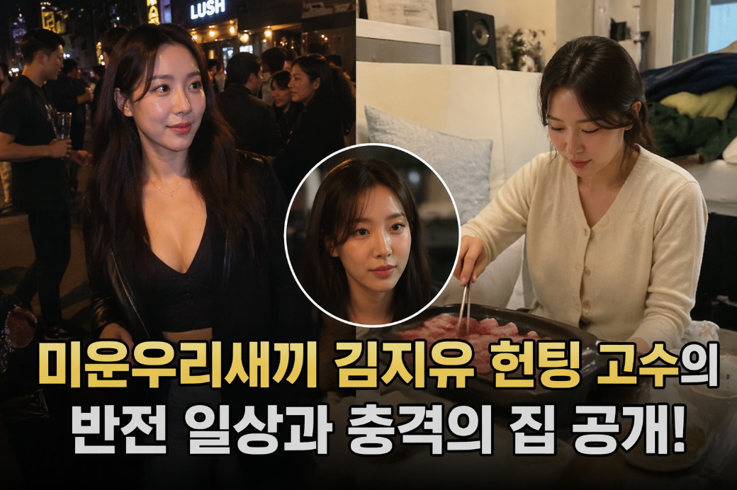 미우새 김지유 헌팅 고수의 충격 집 공개와 반전 일상!!