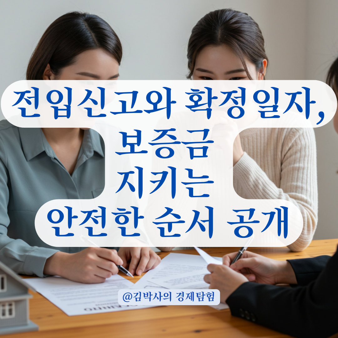 보증금 지키는 전입신고·확정일자 타이밍, 가장 안전한 순서 알려드립니다.