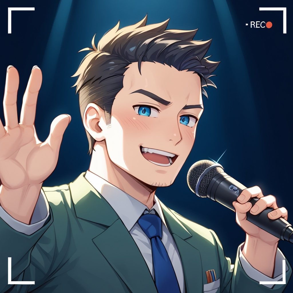 당황하는 소년