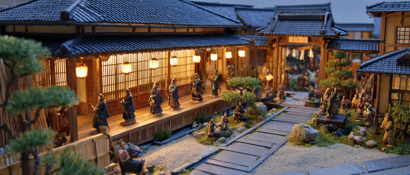 미니어처풍으로 재해석한 귀멸의 칼날 합동 강화 훈련편 장면 by pearl's review