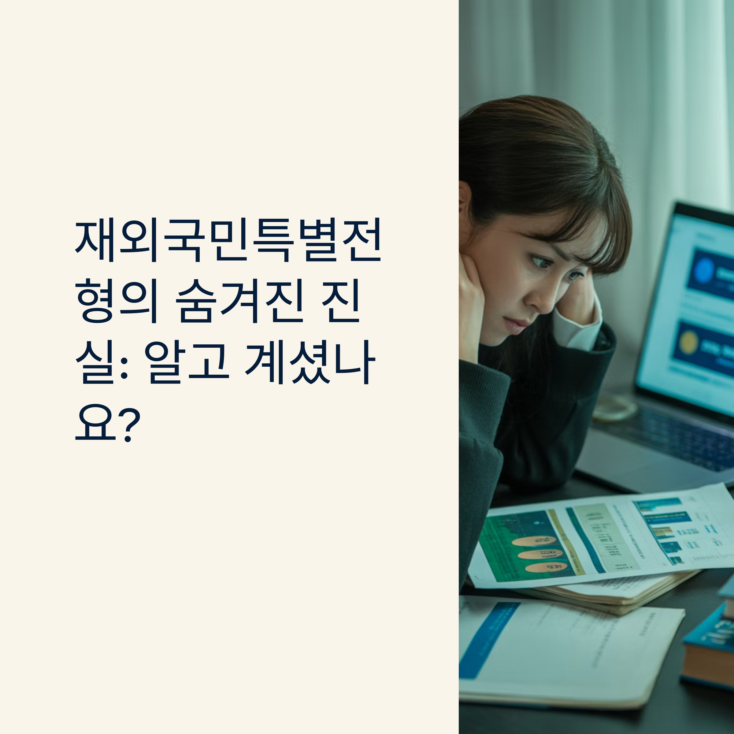 재외국민특별전형 합격률 90%의 진실과 함정