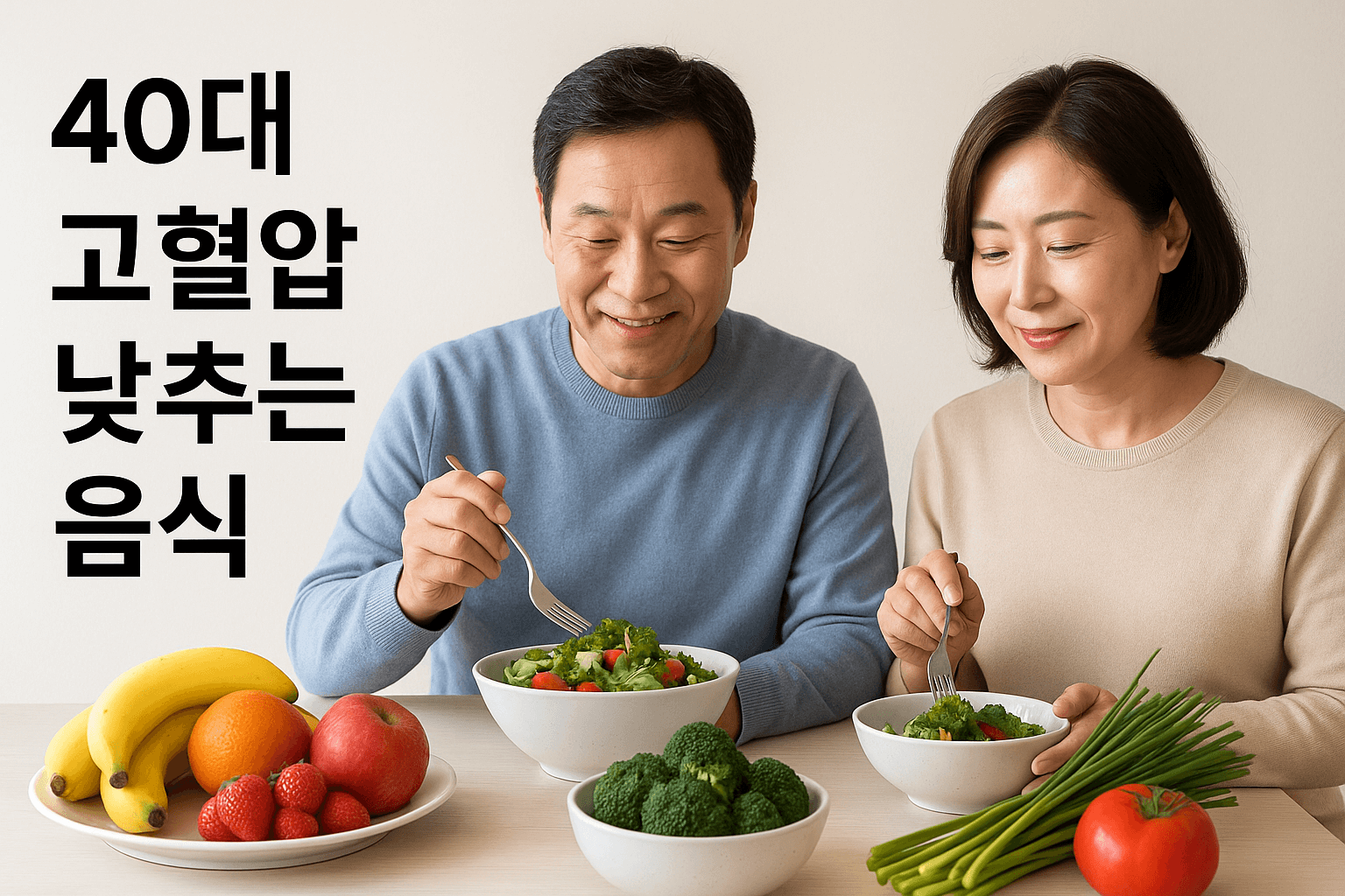 40대 고혈압 낮추는 음식 리스트