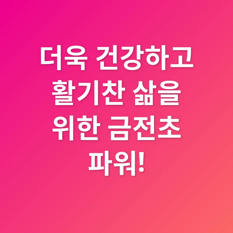 금전초 효능_2