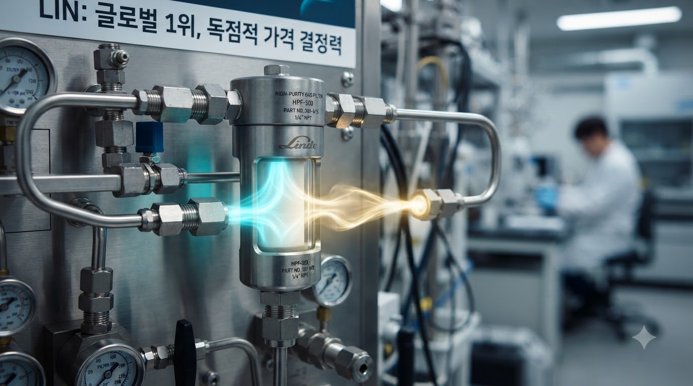 AI 반도체 수혜주: 독점력 높은 미국 특수가스·소재 관련주 4선