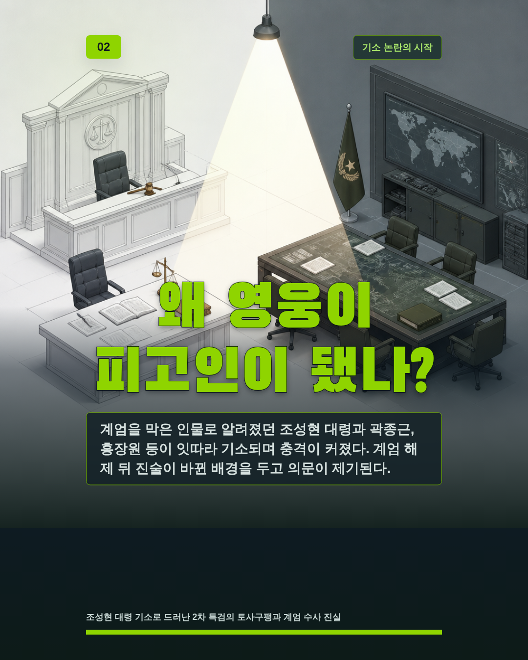 왜 영웅이 피고인이 됐나?