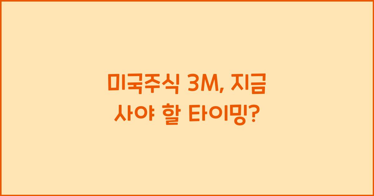 미국주식 3m