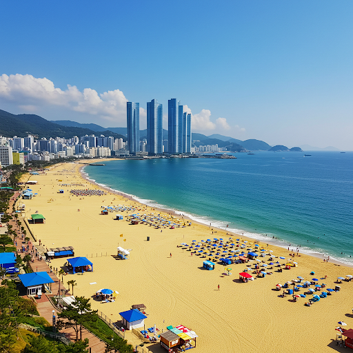 해운대 해수욕장 이미지