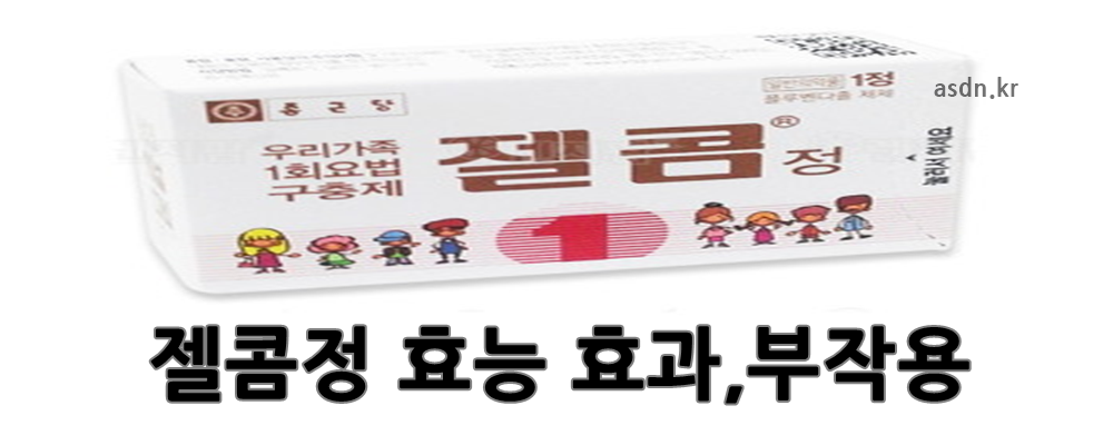 젤콤정 효능 효과,성분,가격,부작용 총정리