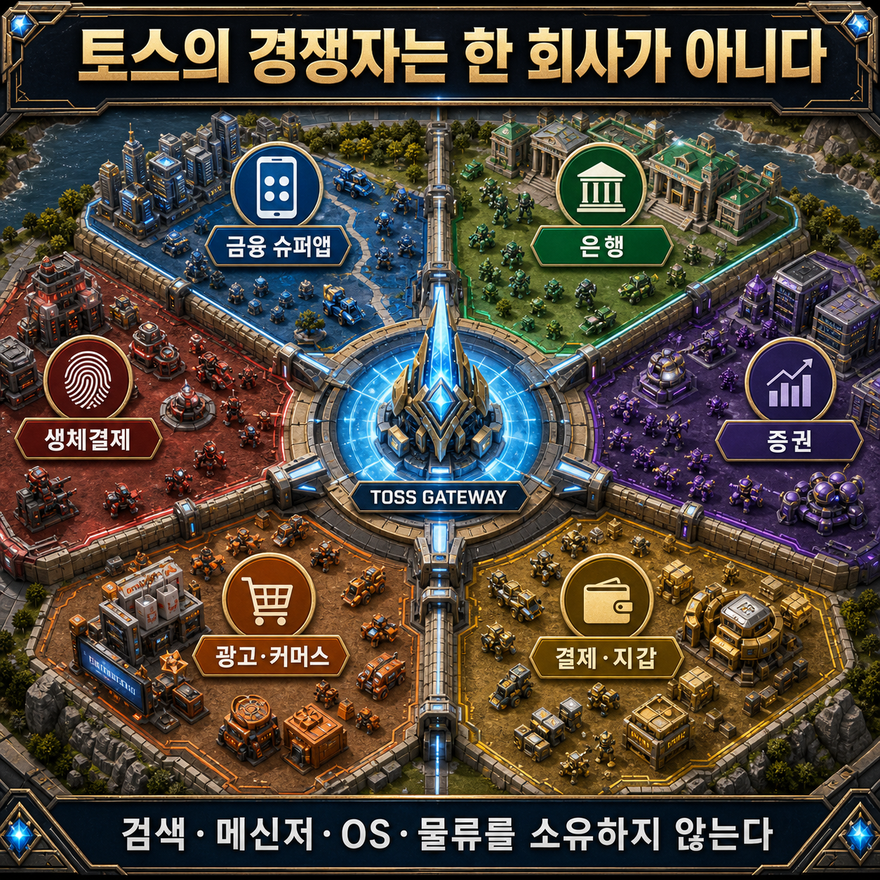 토스가 동시에 마주한 여섯 개의 경쟁 전선