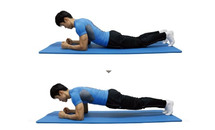 코어 강화 운동 치료 사진