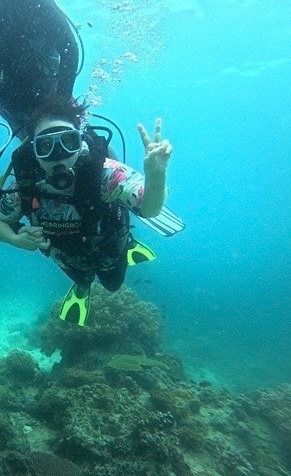 스쿠버 다이빙 바다 속 이미지