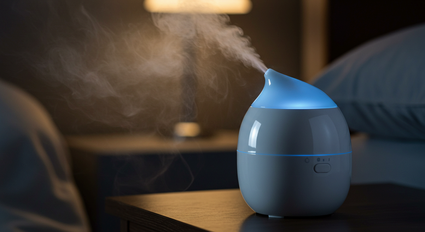 코막힘엔 가습기로 습도 유지가 중요합니다