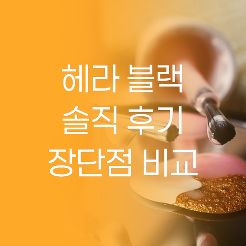 헤라 블랙 쿠션 파운데이션 듀오 솔직