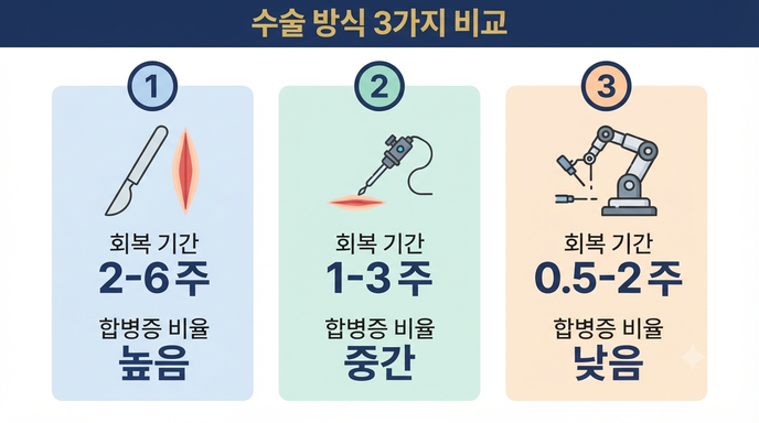 수술 방식 비교
