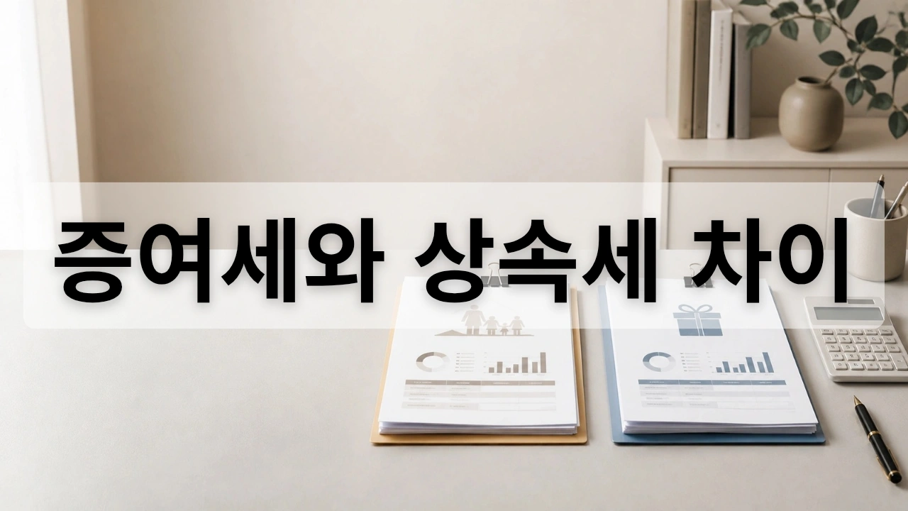 증여세와 상속세의 차이 썸네일 이미지