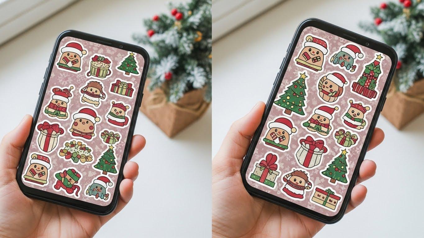 크리스마스 스티커