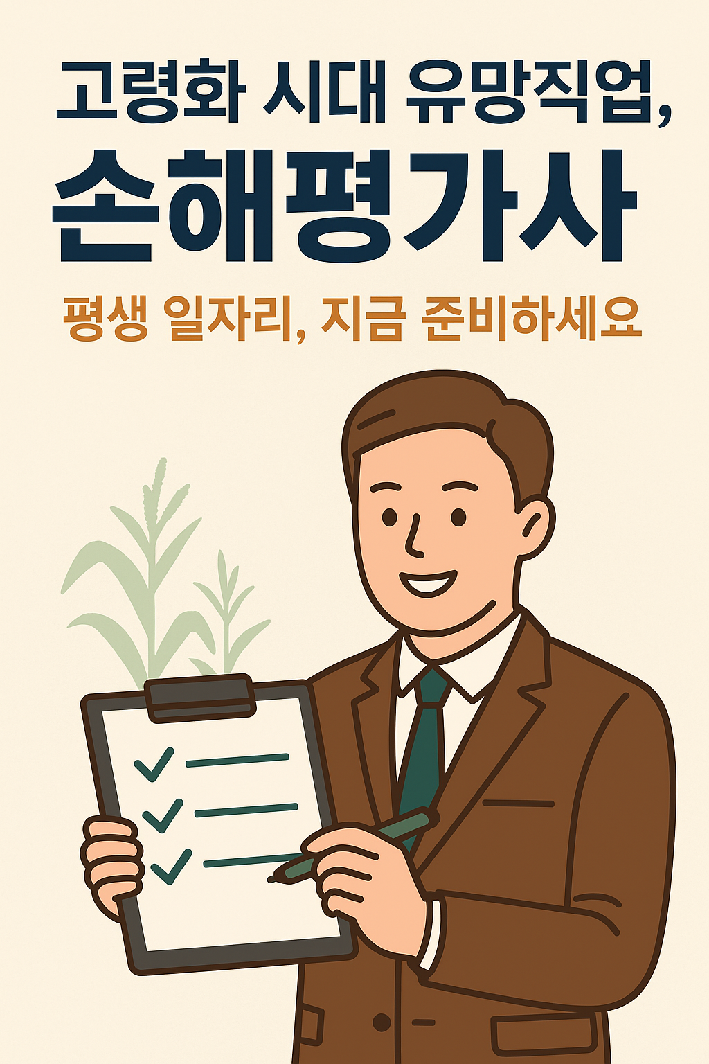 고령화 시대 유망직업! 손해평가사 자격증으로 평생 일자리 확보
