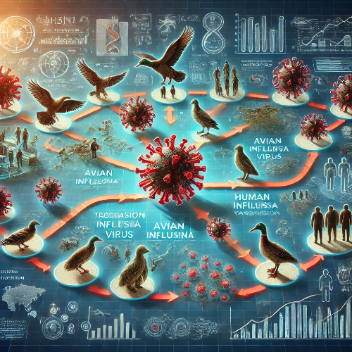 H5N1 백신을 비축한 주요 국가를 나타내는 세계 지도 인포그래픽. 미국&amp;#44; 일본&amp;#44; 유럽 국가들의 백신 비축 현황이 표시됨.