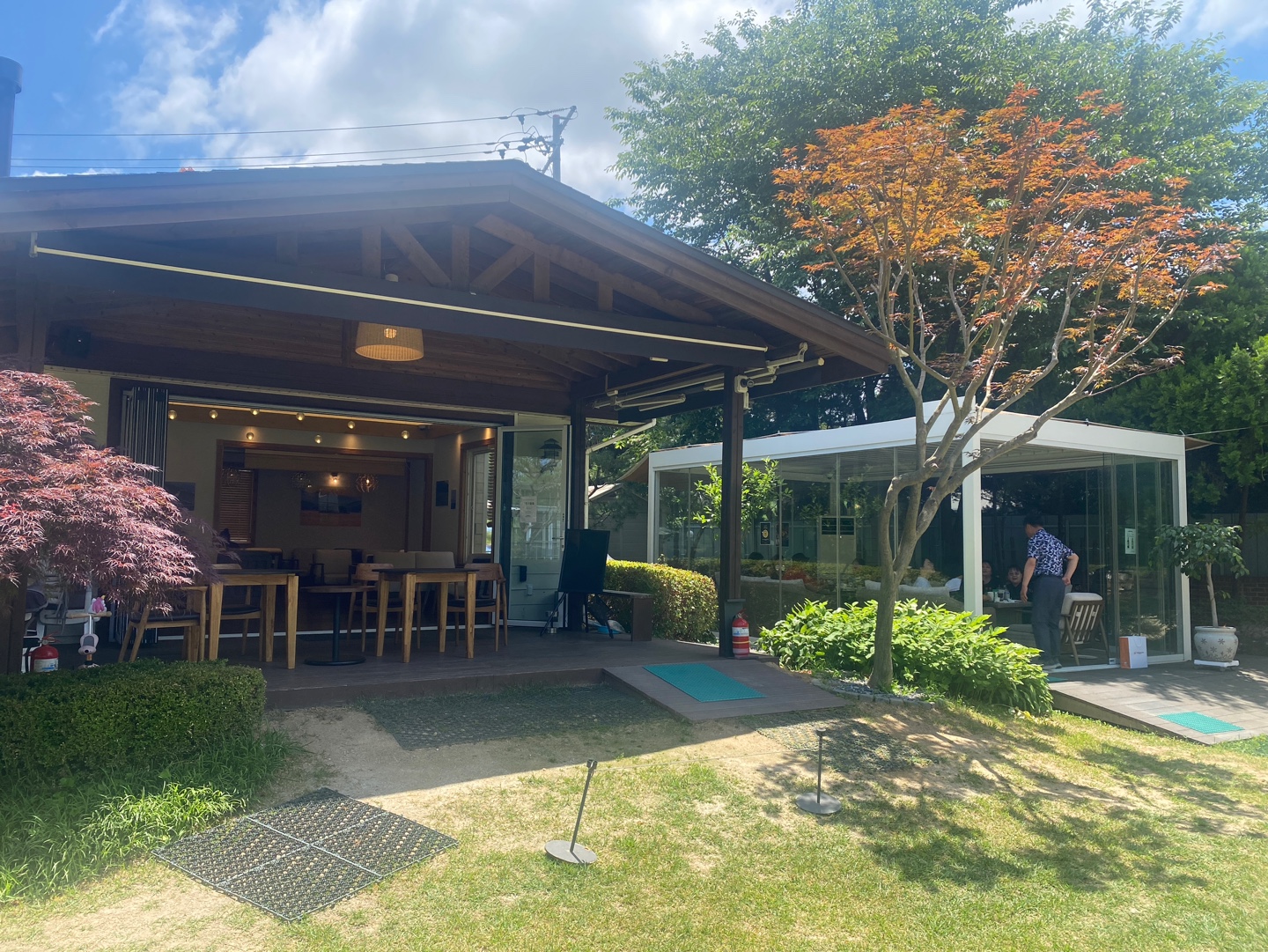 라온드뷰 야외정원