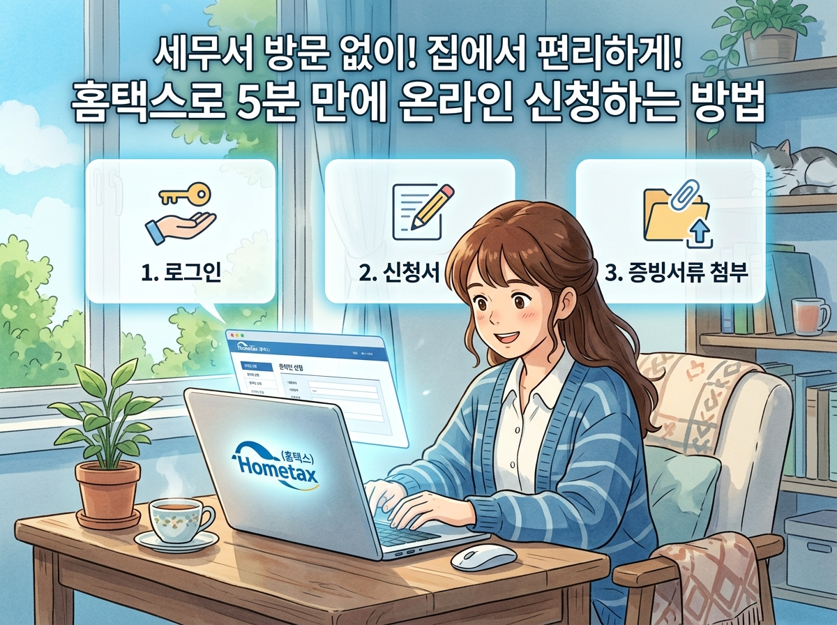 국세청 홈택스 종합소득세 신고기한 연장 온라인 신청 방법