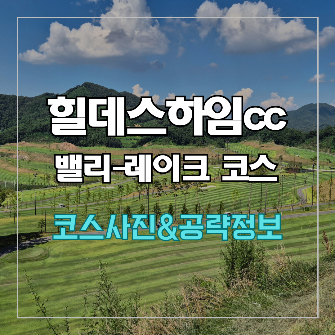 힐데스하임cc 밸리-레이크 코스 사진 및 공략 방법