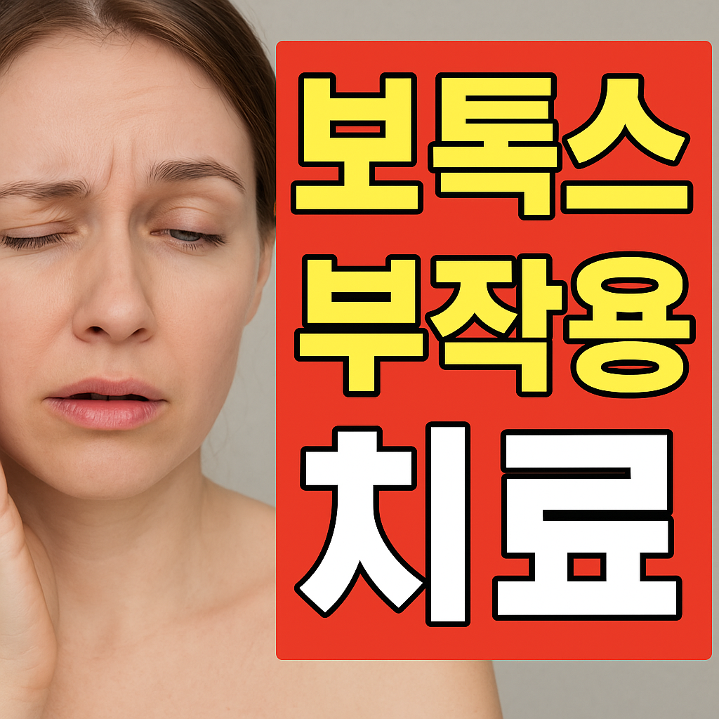 보톡스 후 얼굴 비대칭 통증 생겼다면 부작용 치료 핵심 포인트
