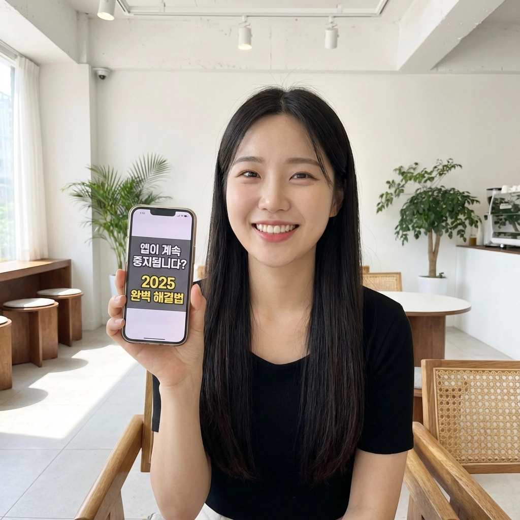 앱이 계속 중지됩니다 2025 완벽 해결법