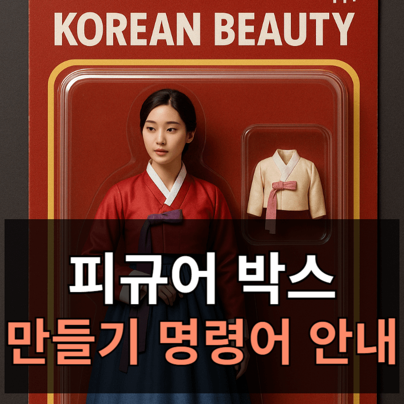 챗GPT 피규어박스 만드는 방법ㅣ다양한 프롬프트 명령어 안내