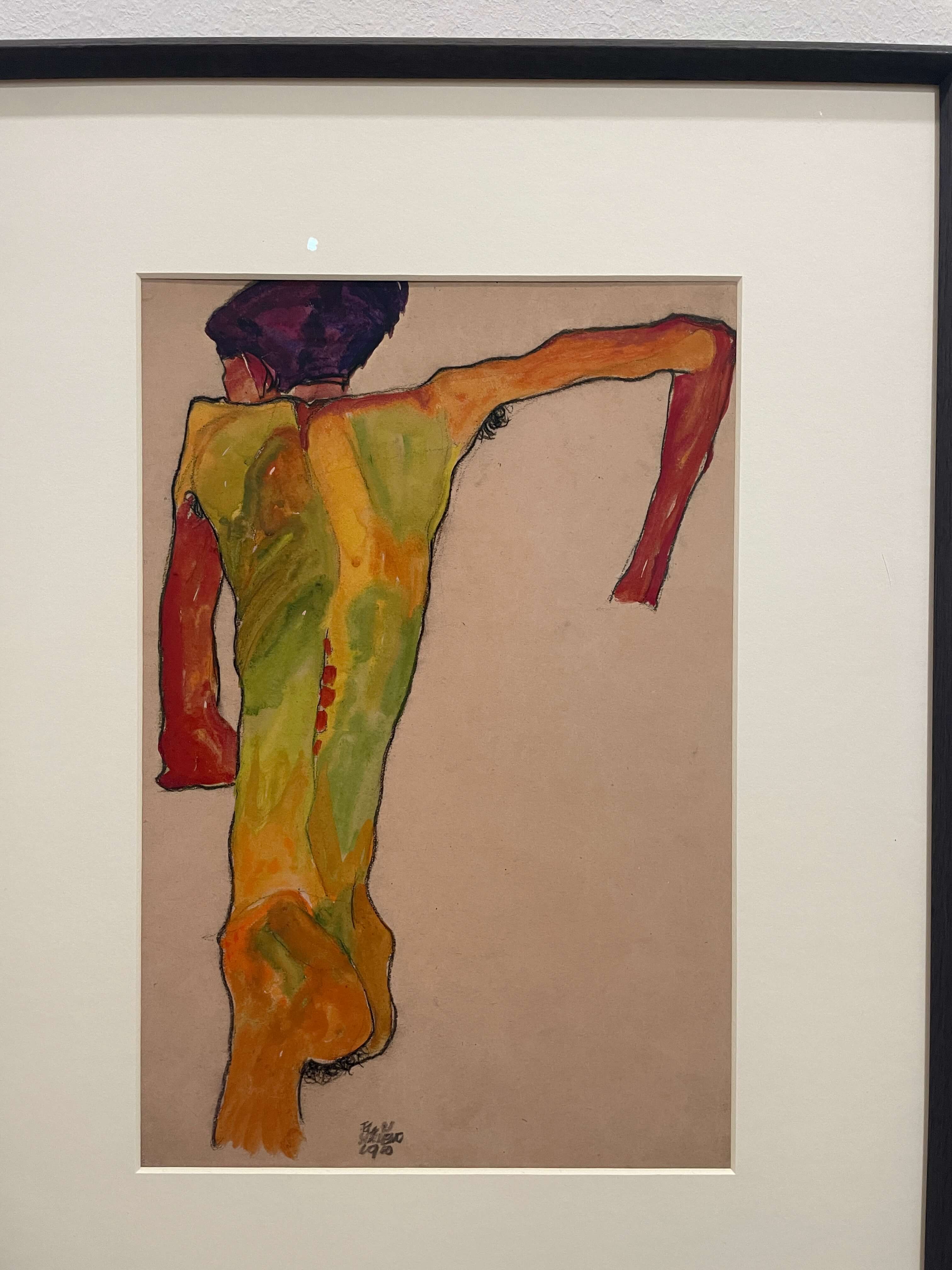 딥블루가 오스트리아 빈 "레오폴드 뮤지엄"에서 찍은 쉴레의 작품들 1