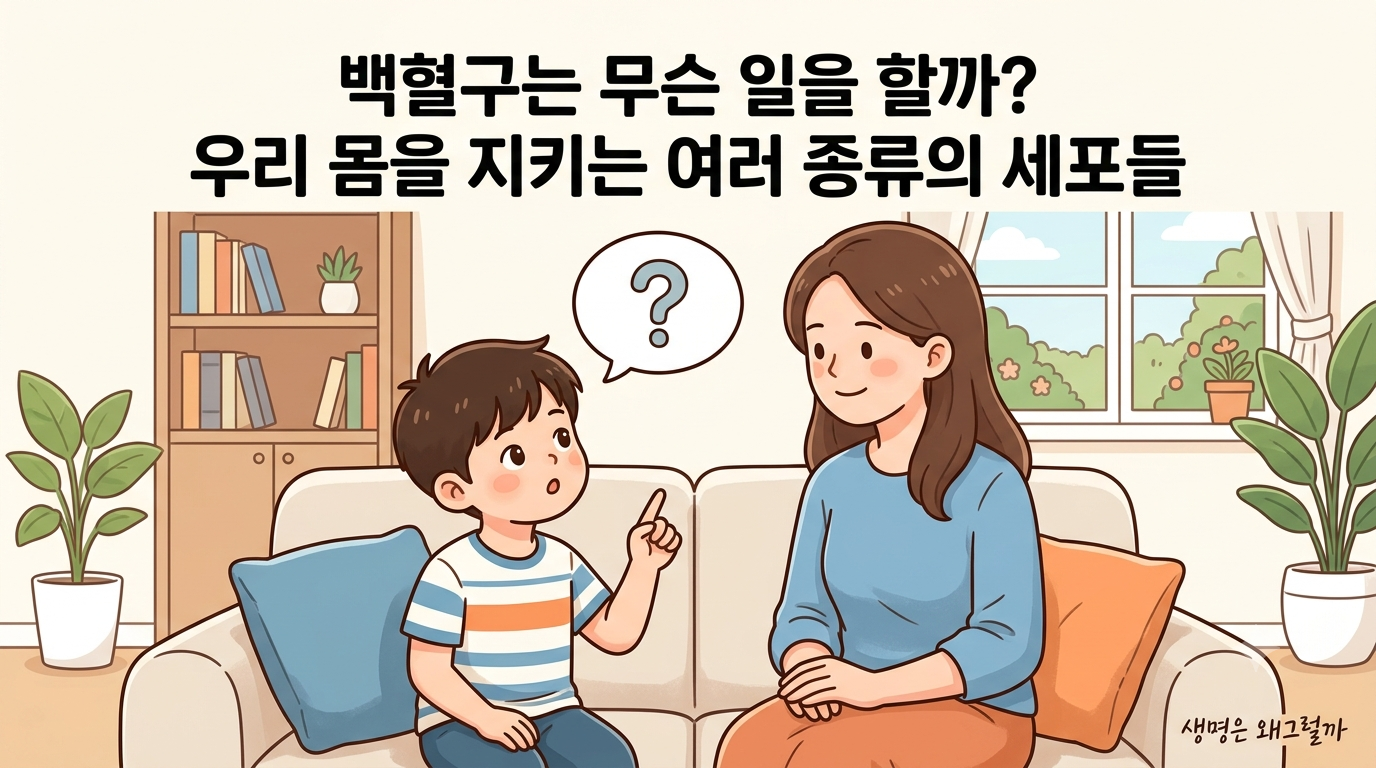 백혈구는 무슨 일을 할까? 우리 몸을 지키는 여러 종류의 세포들