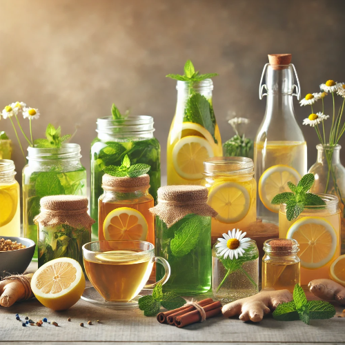 디톡스와 건강에 좋은 각종 허브차