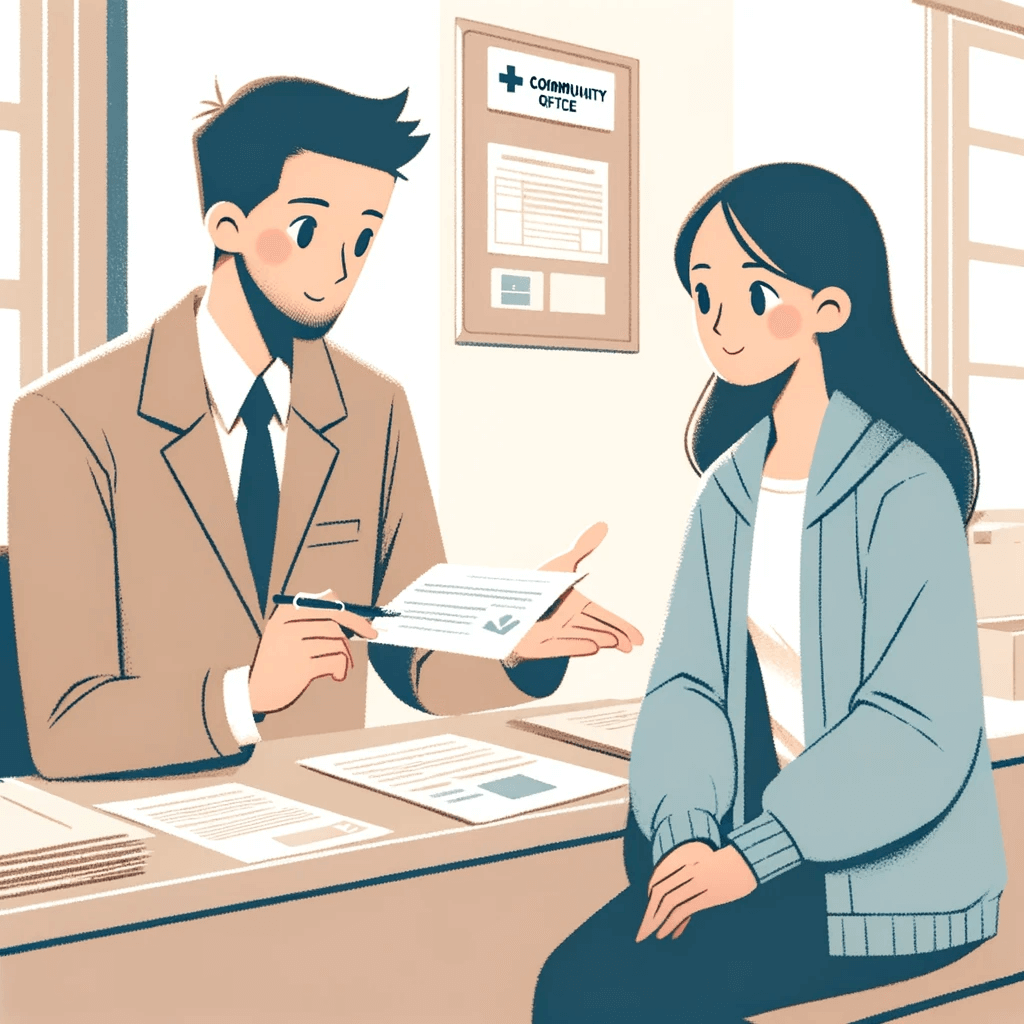 전입신고하는-모습