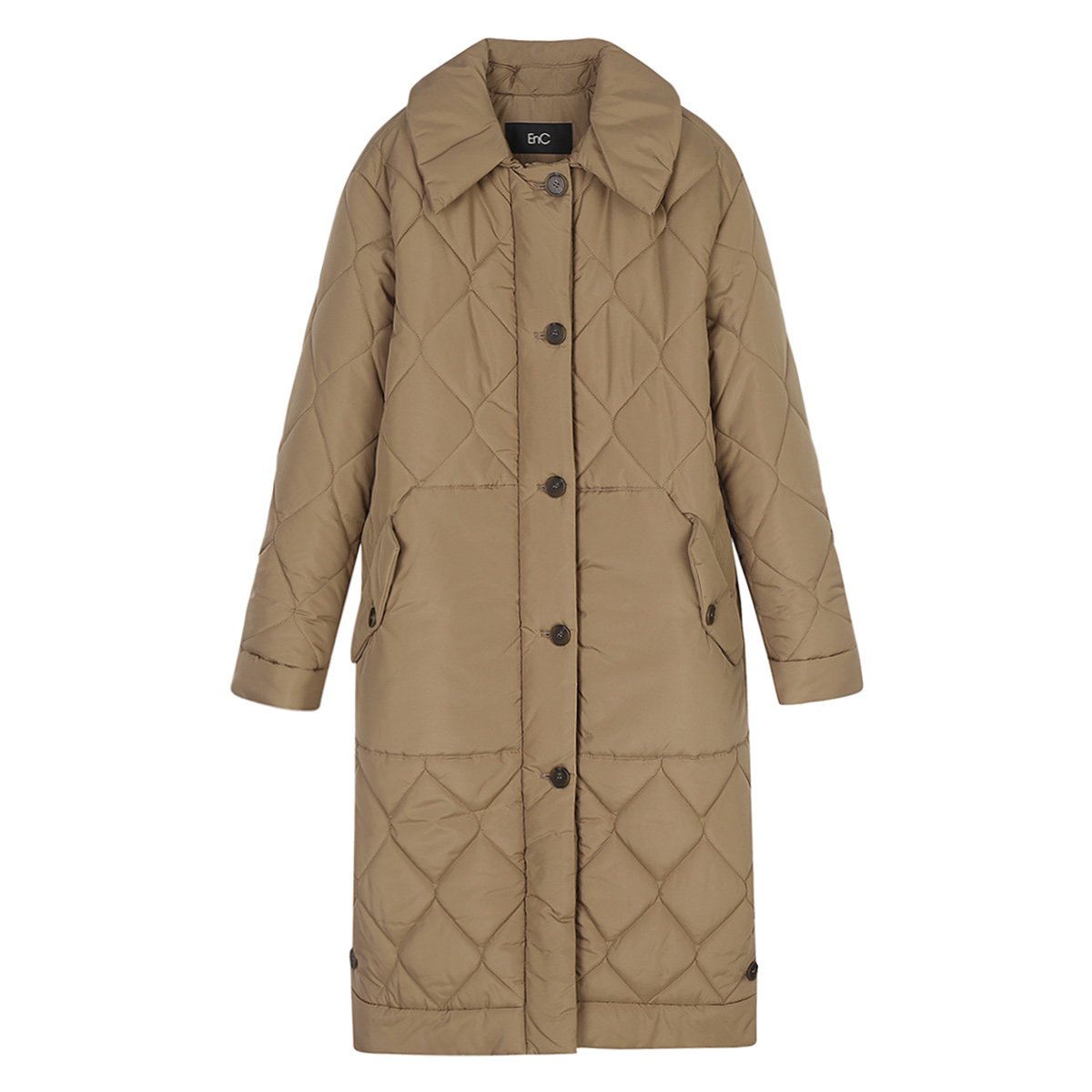 enc 퀼팅 루즈핏 롱패딩 ENJD04T72B