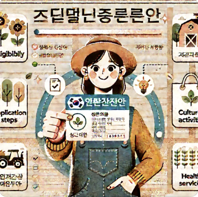 경북 여성 농업인 행복 바우처 카드, 신청방법과 지원내용 총정리 관련 사진